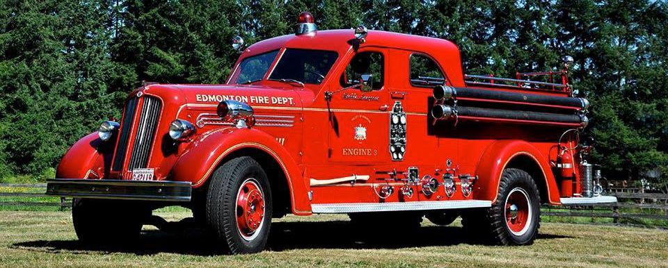 edmonton antique fire truck